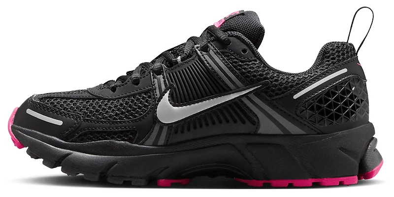 Nike Girls Vomero 5 - Girls' Grade School Basketball Shoes Black/Pink Blast/Metallic Platinum