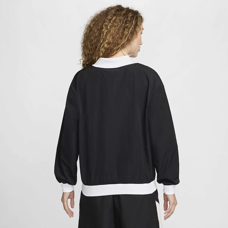 Nike NSW Essential Woven Long Sleeve V-Neck Crew - Women's