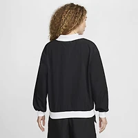 Nike NSW Essential Woven Long Sleeve V-Neck Crew - Women's