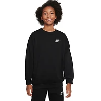 Nike Girls NSW Oversized Club Fleece Crew