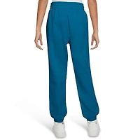 Nike Girls NSW Loose Club Fleece Pant - Girls' Grade School Teal/White