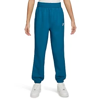 Nike Girls NSW Loose Club Fleece Pant - Girls' Grade School Teal/White