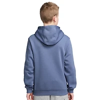 Nike Boys NSW Club LBR Fleece Hoodie - Boys' Grade School World Indigo/White