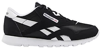 Reebok Boys Classic Leather Nylon - Boys' Grade School Shoes White/Black/Black