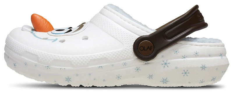 Crocs Boys Frozen Olaf Lined Classic Clogs - Boys' Grade School Shoes White/Multi