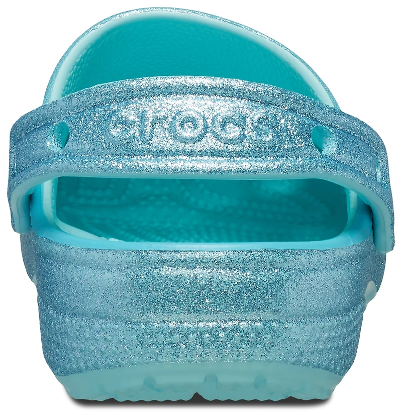 Crocs Girls Frozen Elsa Classic Clogs - Girls' Grade School Shoes Blue/Multi
