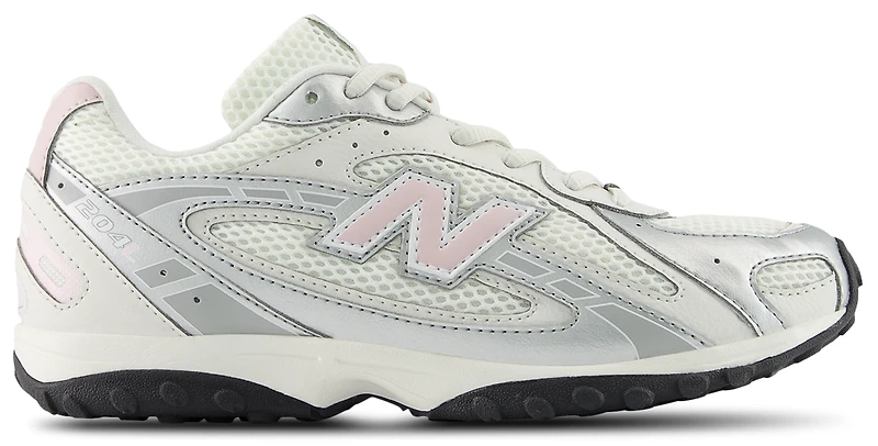 New Balance Girls 204L - Girls' Grade School Running Shoes White/Pink/Silver