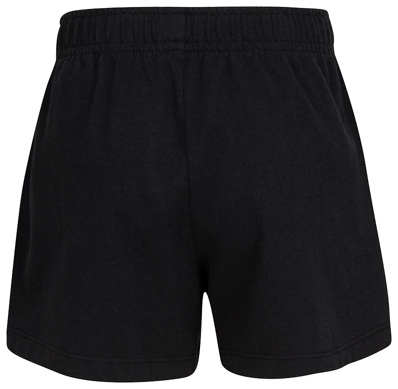 Nike Girls Jersey Shorts - Girls' Preschool Black/Black