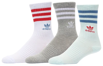 adidas Originals 3 Pack Crew Socks - Boys' Grade School