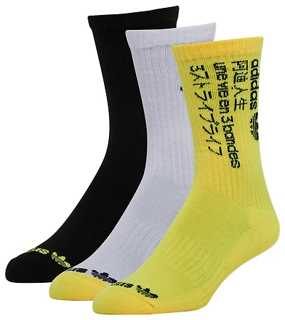 adidas Originals 3-Pack Roller Crew - Men's