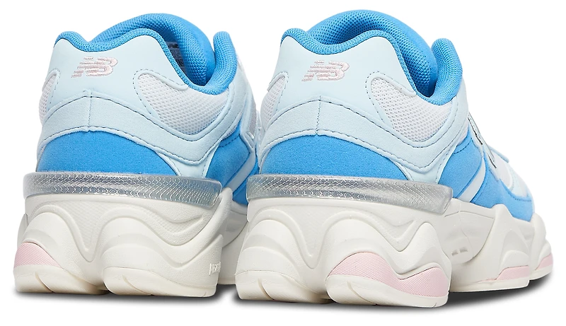 New Balance Girls 9060 - Girls' Grade School Running Shoes White/Pink/Blue