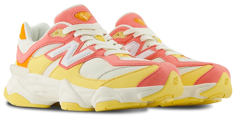 New Balance Boys 9060 - Boys' Grade School Running Shoes White/Yellow/Red
