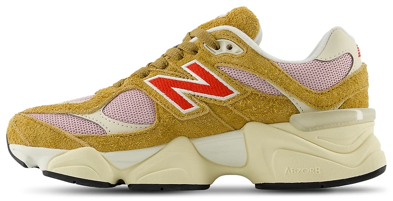 New Balance Girls 9060 - Girls' Grade School Running Shoes Pink/Tan