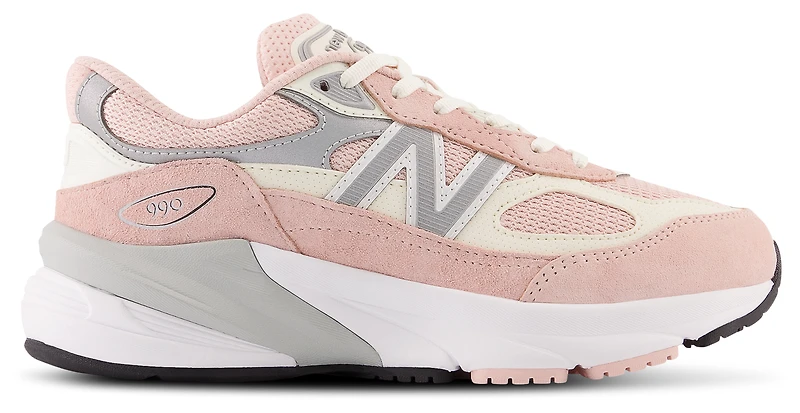 New Balance Girls 990 - Girls' Grade School Running Shoes Pink/White