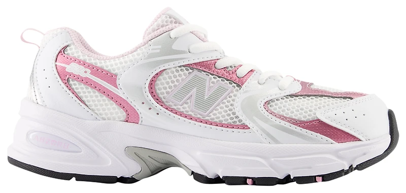 New Balance Girls 530 - Girls' Grade School Shoes Silver/Pink/White