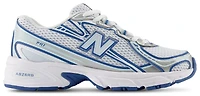 New Balance Girls 740 - Girls' Grade School Shoes White/Silver/Ice Blue