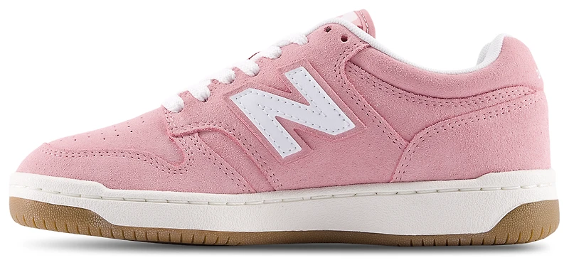 New Balance Girls 480 - Girls' Grade School Shoes White/Pink