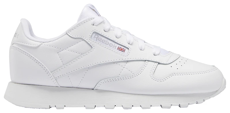 Reebok Boys Classic Leather - Boys' Grade School Shoes White/White