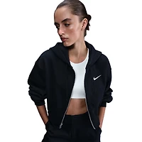 Nike NSW Phoenix Fleece Loose Crop FZ Hoodie - Women's