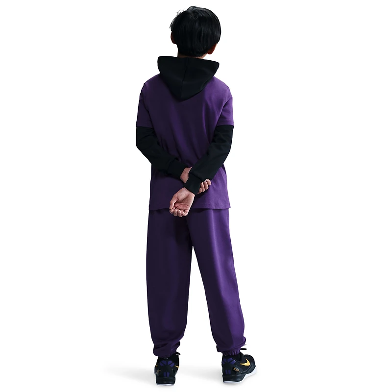 Nike Boys Kobe TF Fundamental Pants PD - Boys' Grade School Court Purple/University Gold