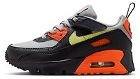 Nike Boys Air Max 90 EasyOn - Boys' Preschool Shoes Limelight/Lt Smoke Grey/Hyper Crimson