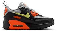Nike Boys Air Max 90 EasyOn - Boys' Preschool Shoes Limelight/Lt Smoke Grey/Hyper Crimson