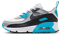 Nike Boys Air Max 90 EasyOn - Boys' Preschool Shoes Platinum Tint/Iron Grey/Blue Lightning