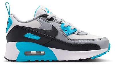Nike Boys Air Max 90 EasyOn - Boys' Preschool Shoes Blue Lightning/Platinum Tint/Iron Grey