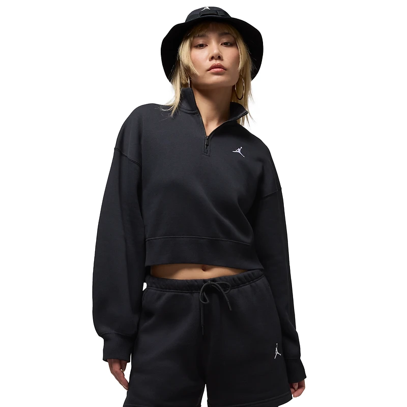 Jordan Brooklyn Fleece Quarter-Zip Top - Women's