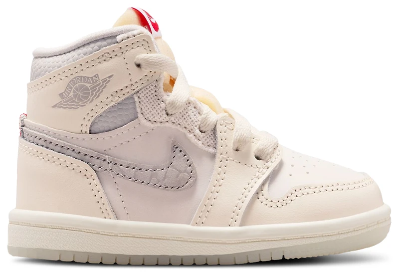 Jordan Boys Retro 1 High - Boys' Toddler Shoes Pale Ivory/University Red/Pale Ivory