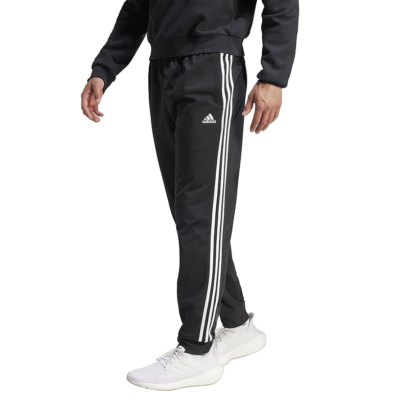 adidas Essentials Warm-Up Tapered 3-Stripes Track Pants - Men's