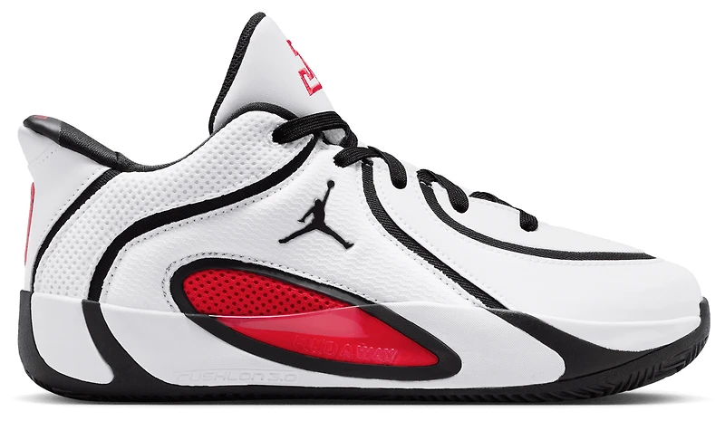 Jordan Boys Jayson Tatum 4 - Boys' Grade School Shoes Black/White/Red