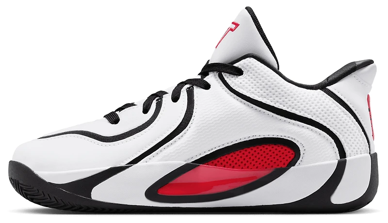 Jordan Boys Jayson Tatum 4 - Boys' Grade School Shoes Black/White/Red