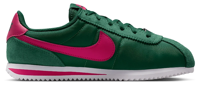 Nike Boys Cortez TXT - Boys' Grade School Shoes Gorge Green/Wild Cherry/White