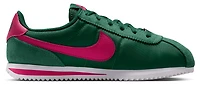 Nike Boys Cortez TXT - Boys' Grade School Shoes Gorge Green/Wild Cherry/White