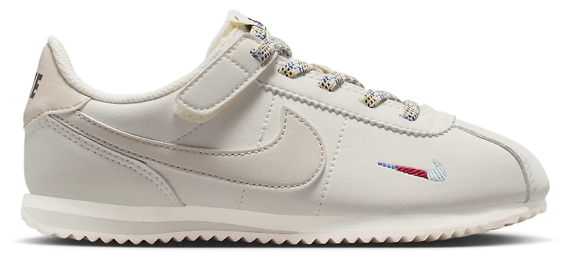 Nike Boys Cortez Easyon EE - Boys' Preschool Shoes Soft Pearl/Comet Blue/Lt Orewood Brown