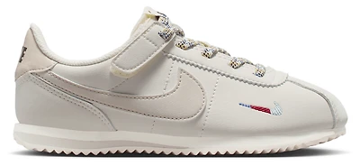 Nike Boys Cortez Easyon EE - Boys' Preschool Shoes Soft Pearl/Comet Blue/Lt Orewood Brown