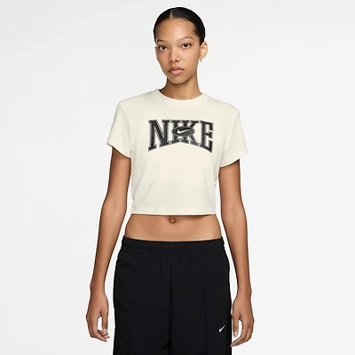 Nike Slim Graphic Crop T-Shirt - Women's