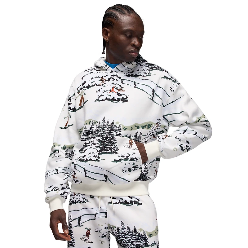 Jordan Brooklyn Holiday Pullover Hoodie AOP - Men's