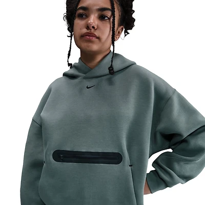 Nike Boys NSW Pullover Tech Fleece Hoodie - Boys' Grade School Olive/Black