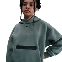 Nike Boys NSW Pullover Tech Fleece Hoodie - Boys' Grade School Olive/Black