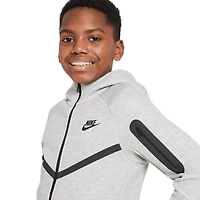 Nike Boys Tech Fleece Full-Zip - Boys' Grade School Grey/Black