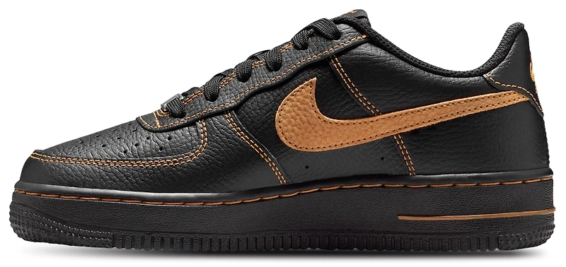 Nike Boys Air Force 1 Colors - Boys' Grade School Shoes Black/Desert Orche