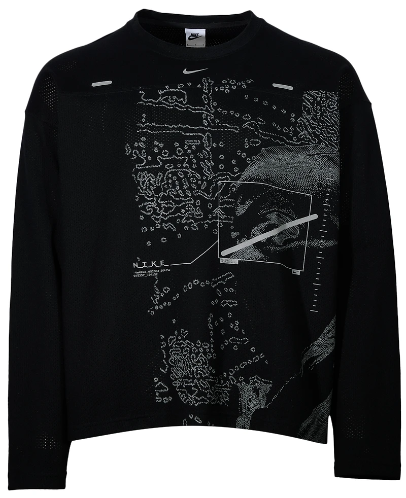 Nike Street Vision Long Sleeve Mesh Top - Men's