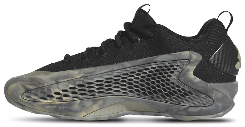 adidas Boys Anthony Edwards 1 Low - Boys' Grade School Basketball Shoes Wonder Beige/Core Black/Silver Pebble