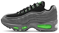 Nike Boys Nike Air Max 95 BB Leather - Boys' Grade School Running Shoes Light Smoke/Green Strike Size 07.0