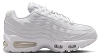 Nike Boys Air Max 95 BB Leather - Boys' Grade School Running Shoes White/White/White