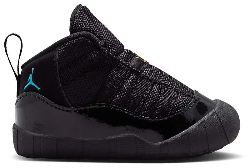 Jordan Boys Retro 11 Crib Bootie - Boys' Infant Shoes Black/Gamma Blue/Varsity Maize