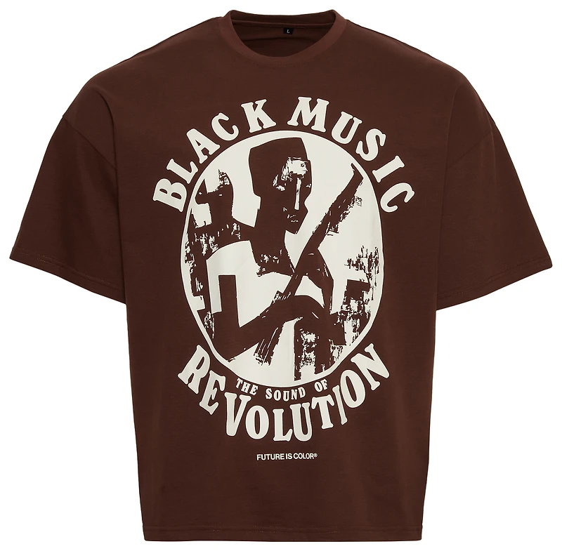 Future Is Color Black Music Short Sleeve T-Shirt - Men's