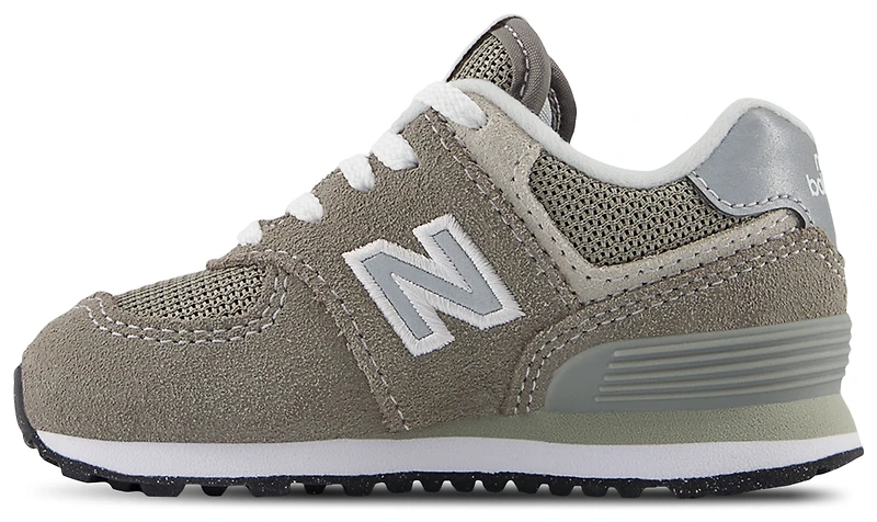 New Balance Boys 574 - Boys' Toddler Running Shoes White/Grey